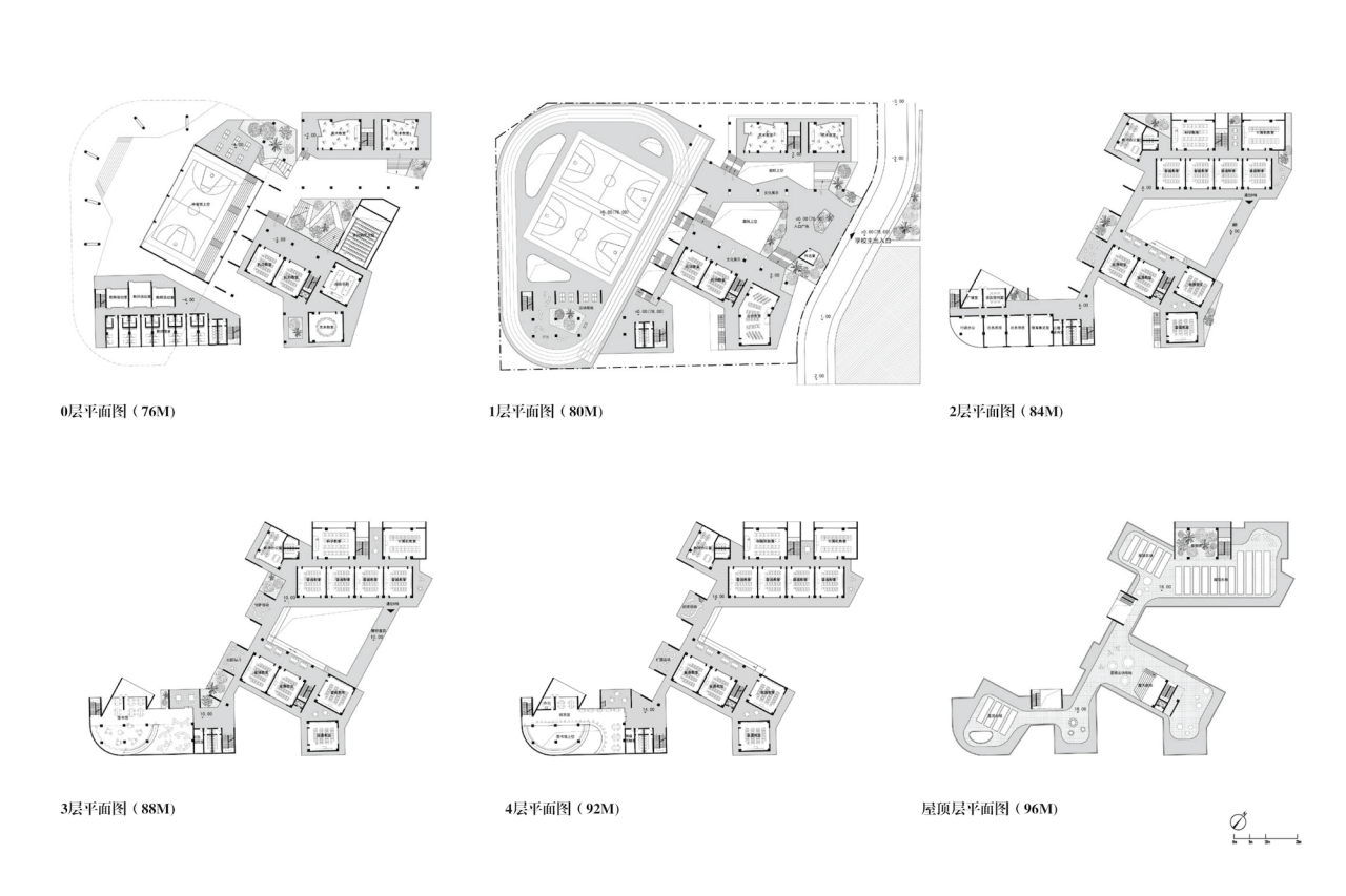 BIM建筑|深圳龙岗下雪村小学 / MAT