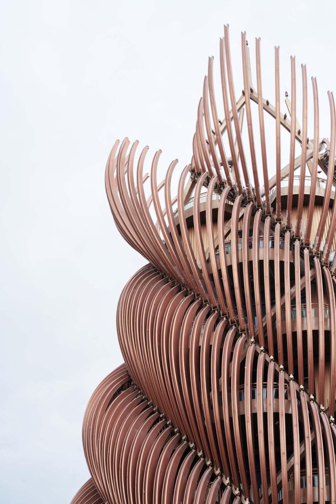 BIM建筑|成都熊猫基地熊猫塔，机械‘竹笋’ / UDG.零号工作室