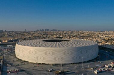 BIM建筑|卡塔尔建成帽形世界杯体育场-BIM建筑网