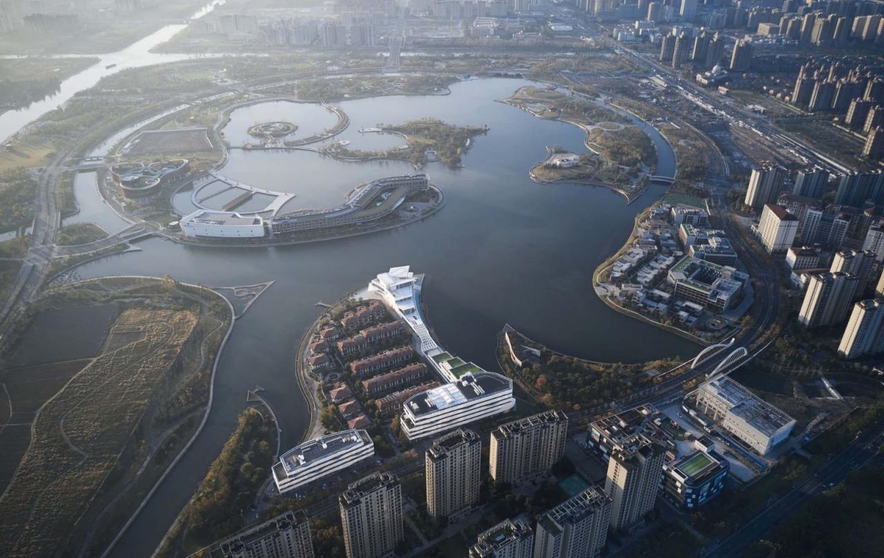 BIM建筑|漫游白色切片，上海之鱼 / 同济原作设计工作室