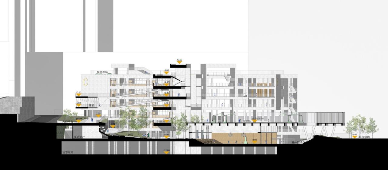 BIM建筑|深圳龙岗下雪村小学 / MAT