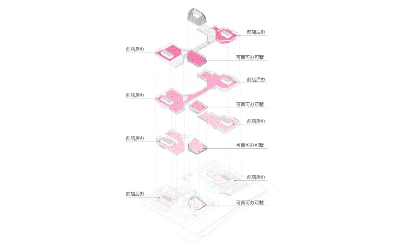 BIM建筑|一桥两相望:苏州高铁新城双子塔 / 简和建筑