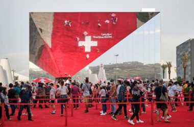 BIM建筑|OOS工作室设计“镜子”瑞士展馆-BIM建筑网