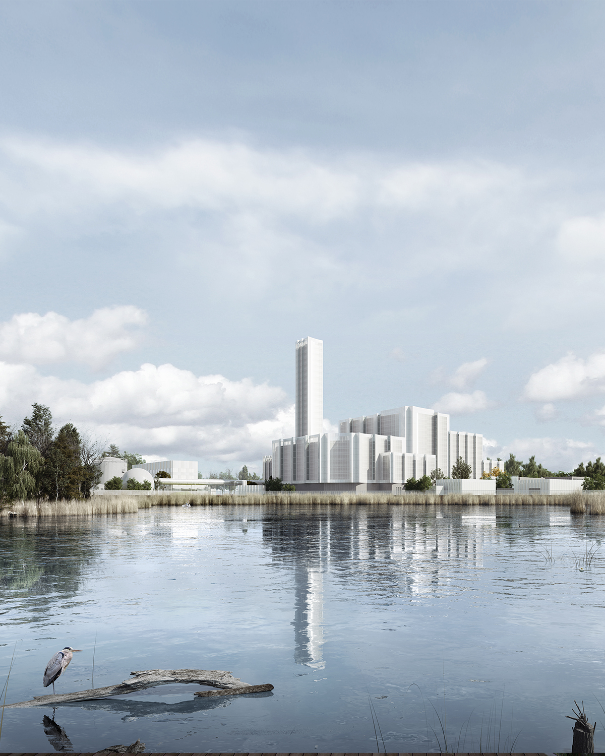 BIM建筑|嘉善伟明环保垃圾焚烧发电厂更新 / UUA建筑设计事务