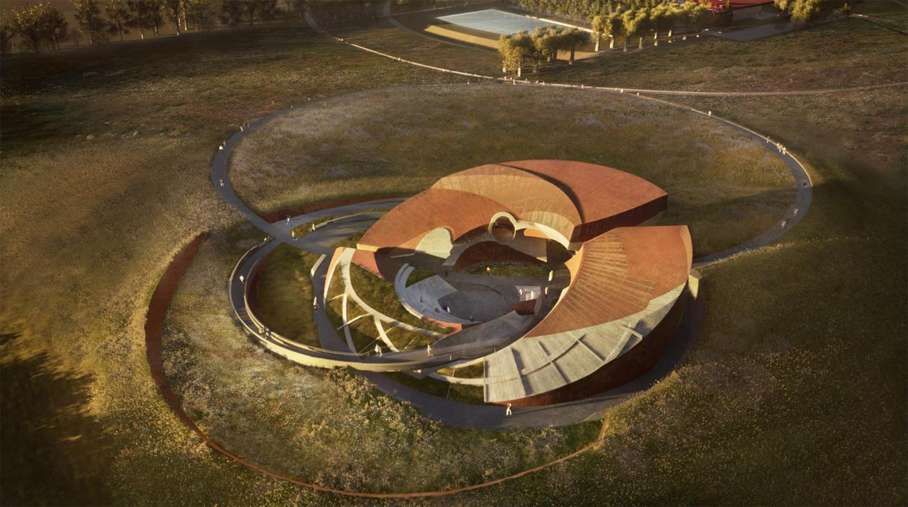 BIM建筑| ‘冷战退伍军人纪念碑’方案 / Oyler Wu