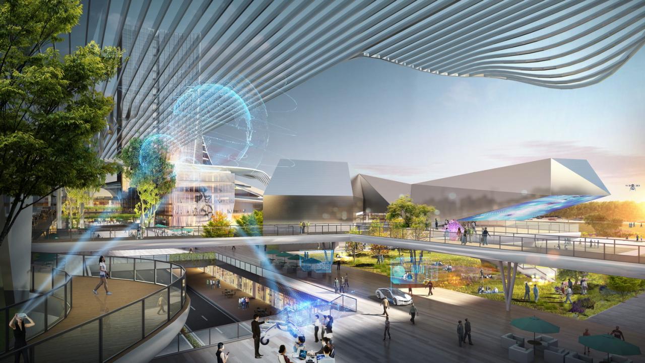 BIM建筑|小米北京新总部概念规划 / FTA