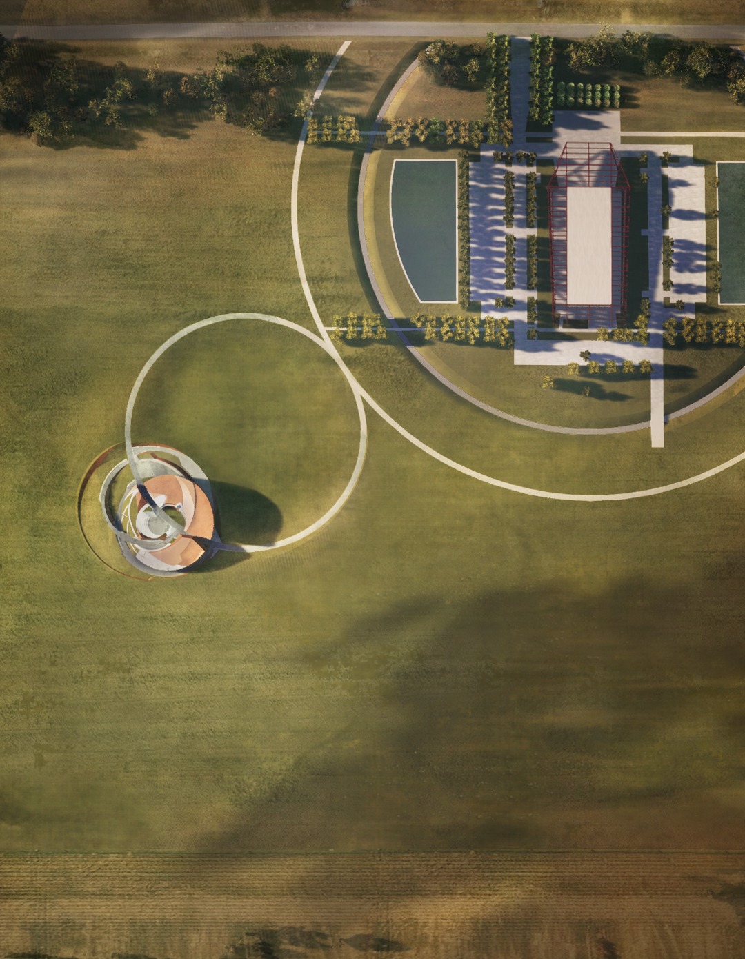 BIM建筑| ‘冷战退伍军人纪念碑’方案 / Oyler Wu