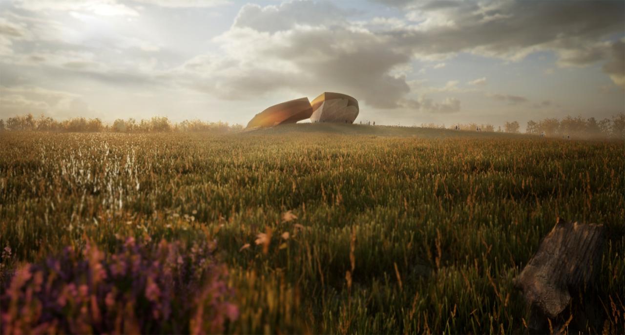 BIM建筑| ‘冷战退伍军人纪念碑’方案 / Oyler Wu