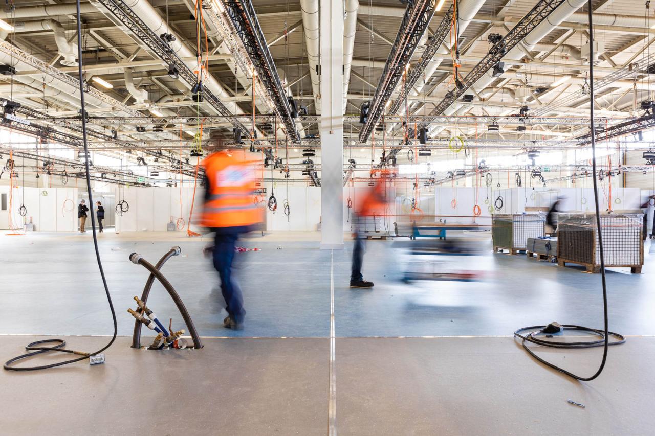 BIM建筑|柏林新型冠状病毒治疗中心，展览中心变方舱医院 / Heinle, Wischer und Partner