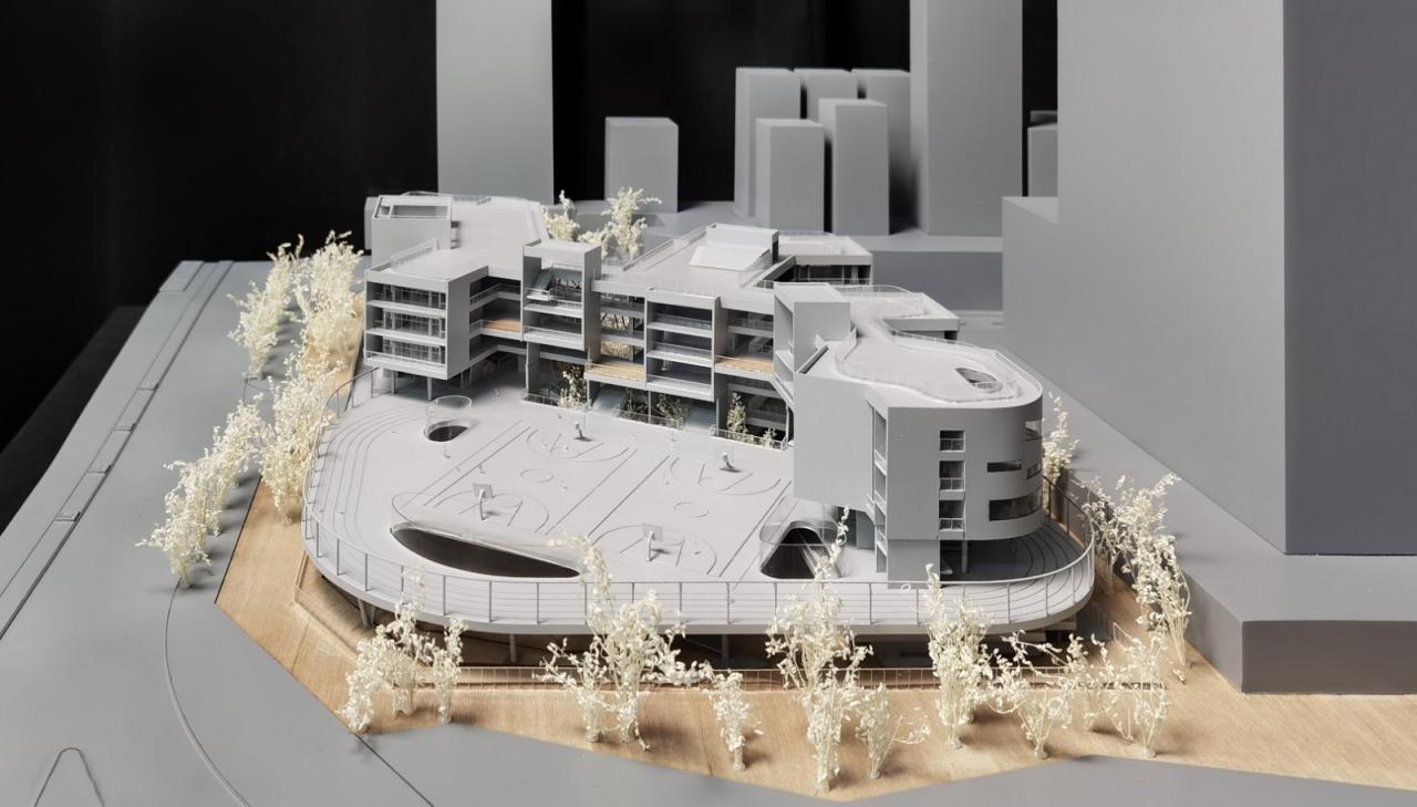 BIM建筑|深圳龙岗下雪村小学 / MAT