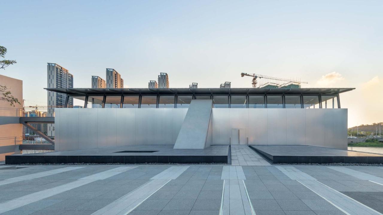 BIM建筑|蓬江智水展示中心 / WAU建筑事务所