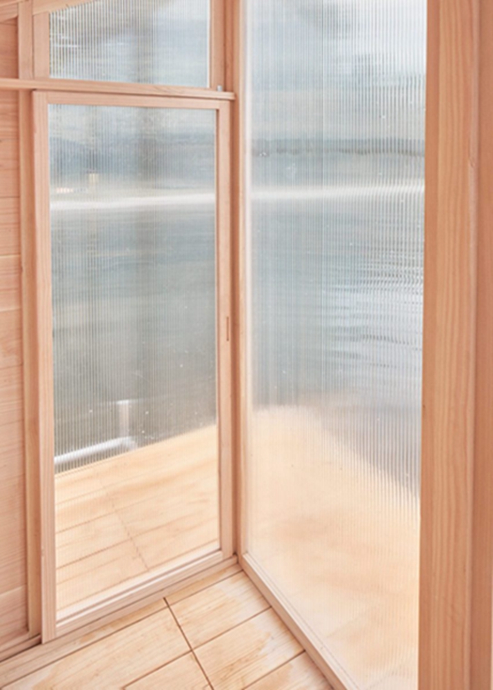 BIM建筑|瑞士大学生哈尔设计漂浮预制桑拿室