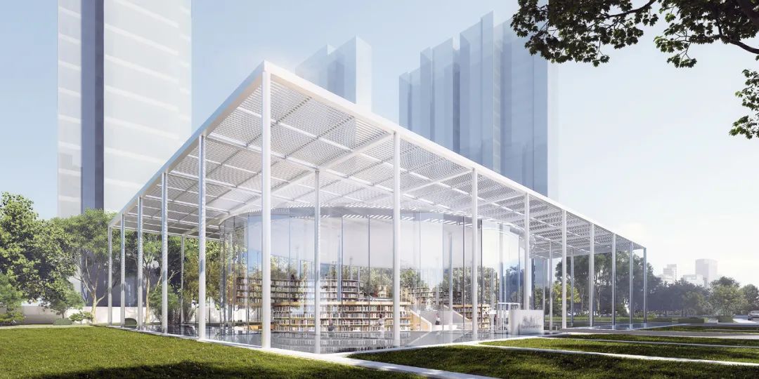 BIM建筑|云幔书屋 ：内外无界的极致透明 / UUA