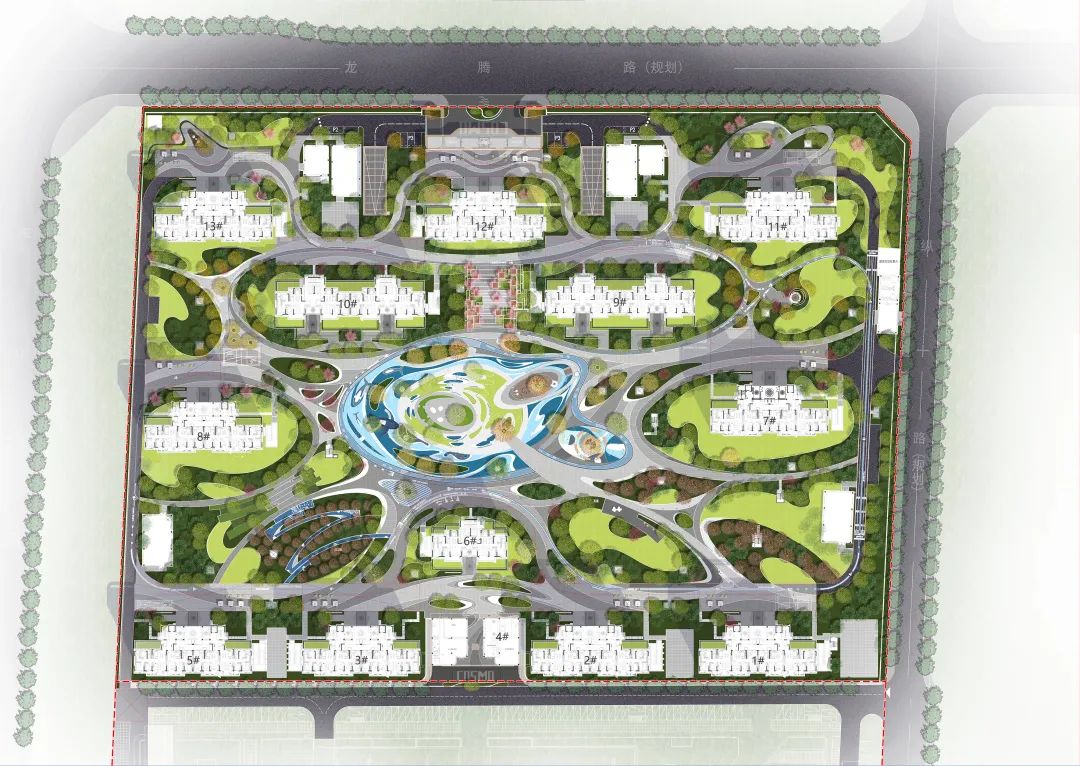 BIM建筑|流动魅力的艺术邂逅 如东金地至尚 ▪ 展示中心 / 成执设计