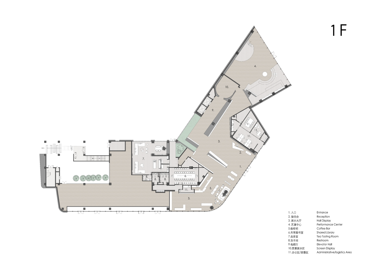 BIM建筑|赣州锦润 ▪ 滨江云宸展示中心 / 成执设计