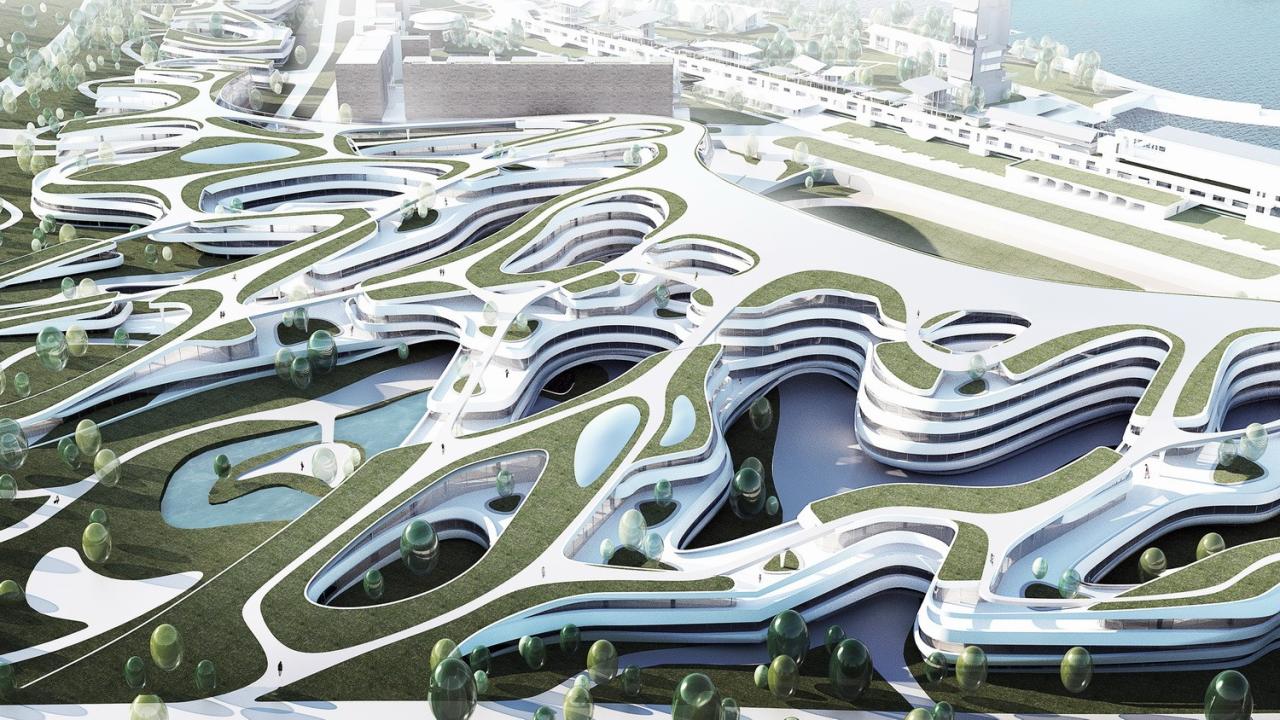 BIM建筑|中央美术学院青岛校区设计方案 / CAA