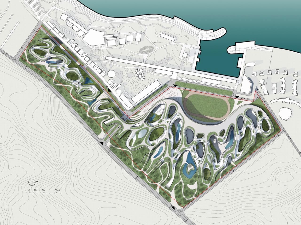 BIM建筑|中央美术学院青岛校区设计方案 / CAA