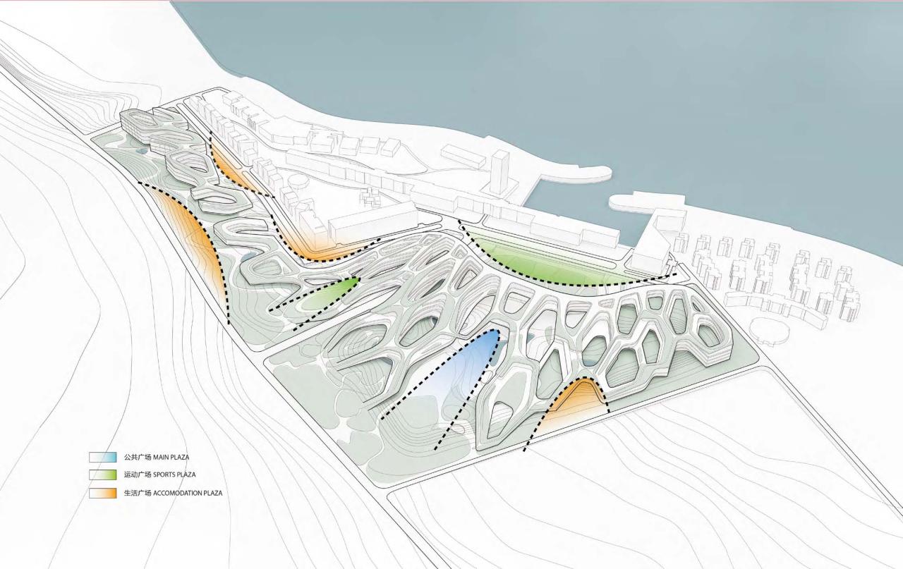 BIM建筑|中央美术学院青岛校区设计方案 / CAA
