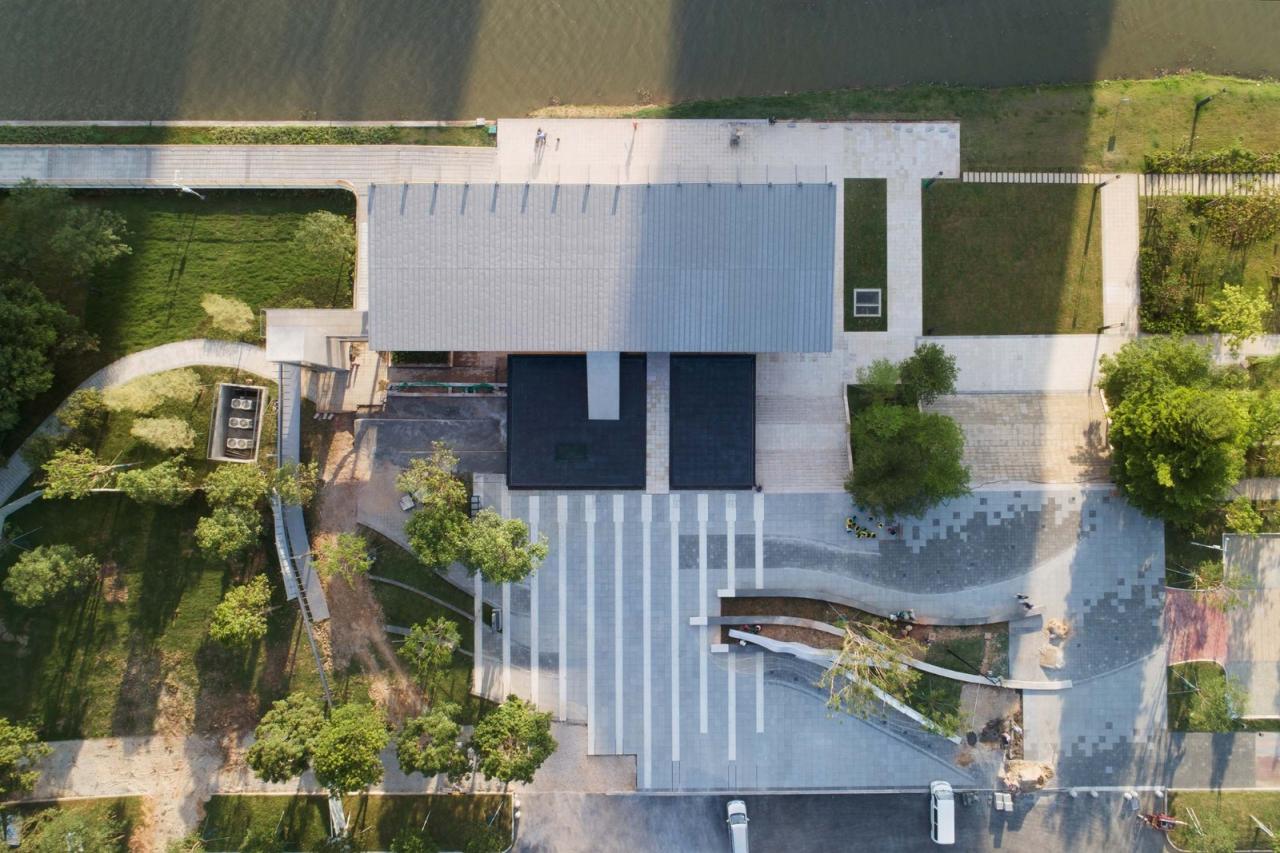 BIM建筑|蓬江智水展示中心 / WAU建筑事务所