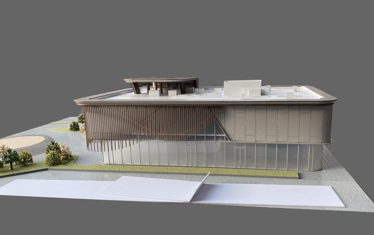 BIM建筑|流动魅力的艺术邂逅 如东金地至尚 ▪ 展示中心 / 成执设计