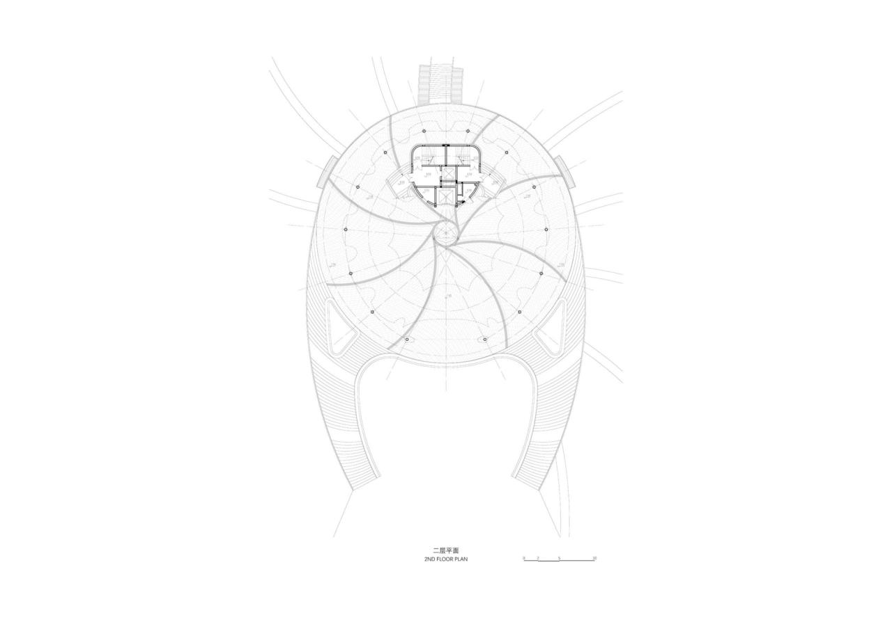 BIM建筑|成都熊猫基地熊猫塔，机械‘竹笋’ / UDG.零号工作室