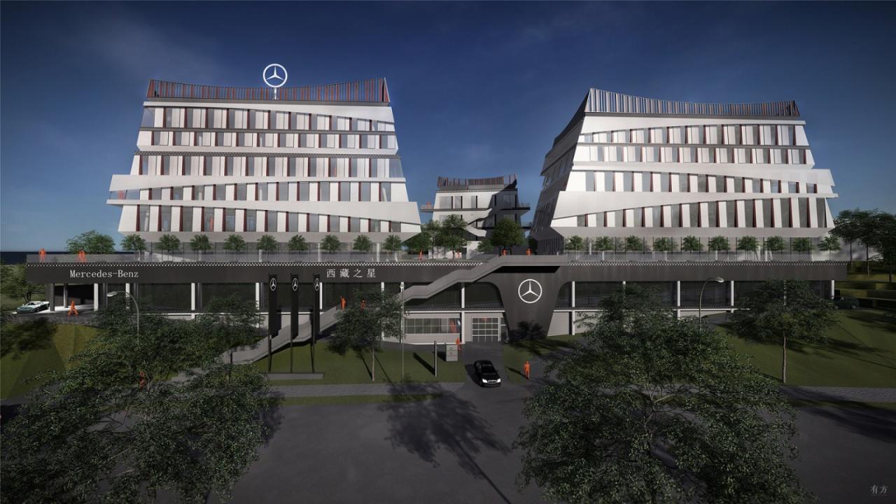 BIM建筑|高寒高海拔地区的当代建筑实践 / 小隐建筑