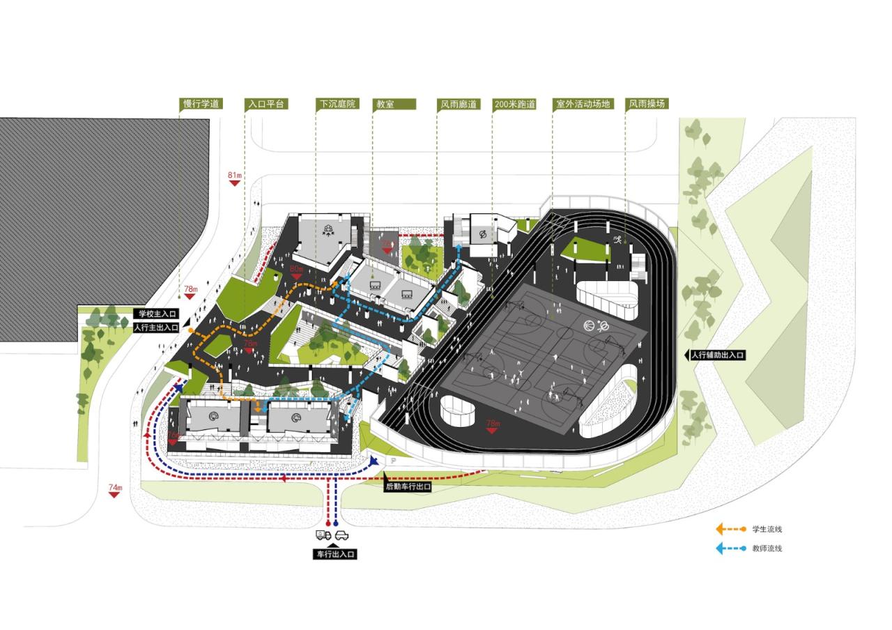 BIM建筑|深圳龙岗下雪村小学 / MAT
