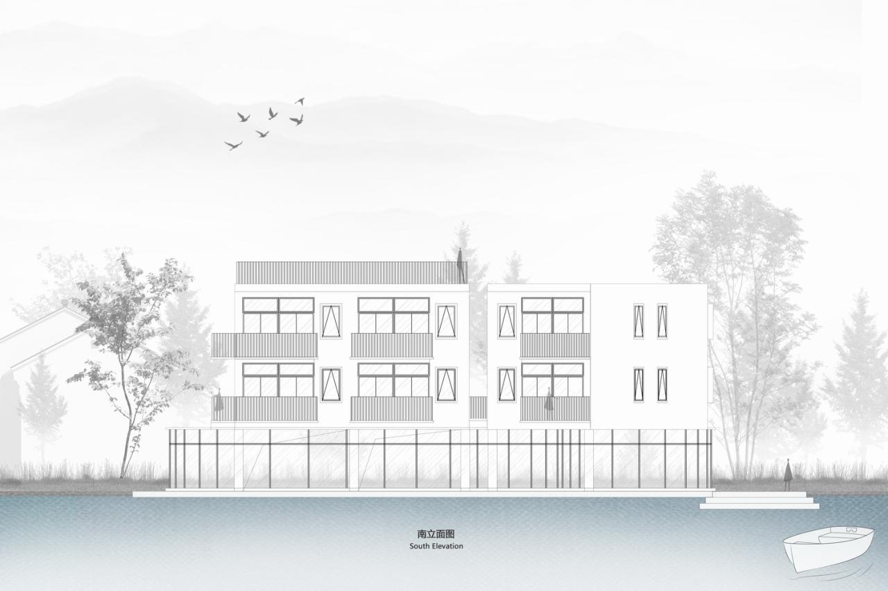 BIM建筑|漂浮的房子 / 巢羽建筑设计事务所