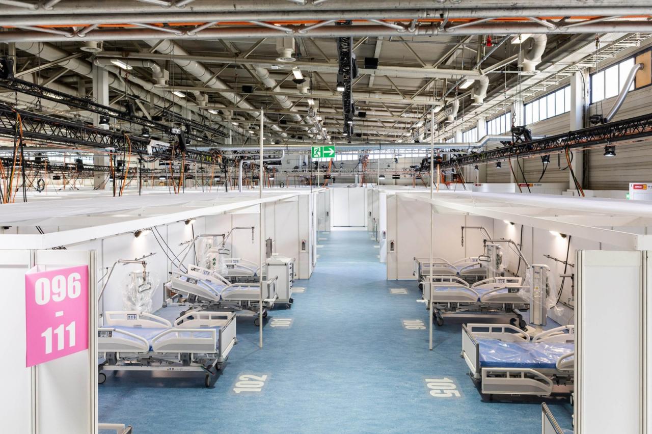 BIM建筑|柏林新型冠状病毒治疗中心，展览中心变方舱医院 / Heinle, Wischer und Partner