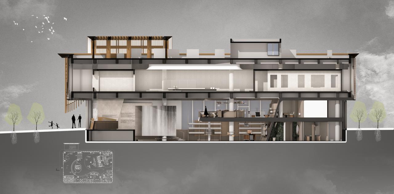 BIM建筑|流动魅力的艺术邂逅 如东金地至尚 ▪ 展示中心 / 成执设计