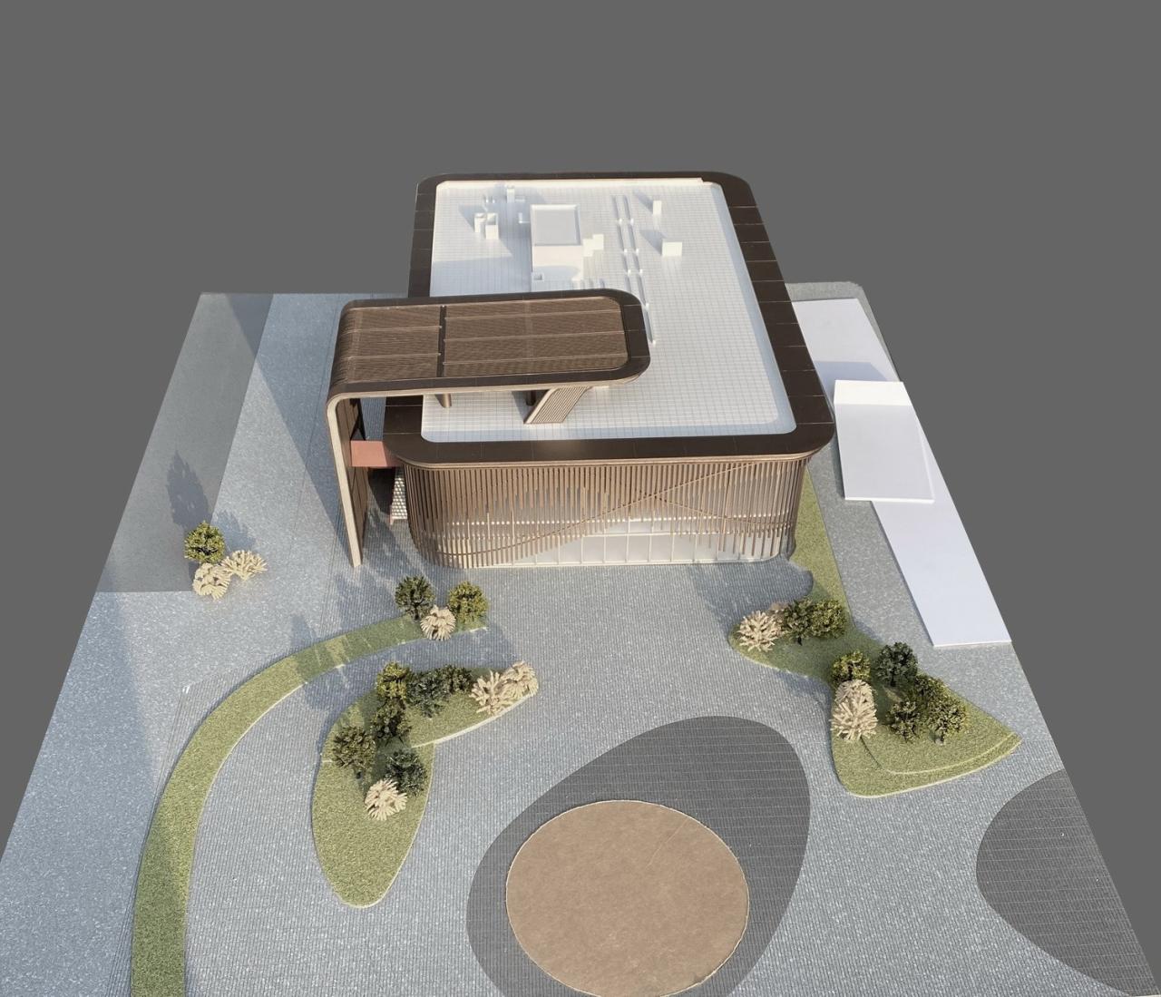 BIM建筑|流动魅力的艺术邂逅 如东金地至尚 ▪ 展示中心 / 成执设计