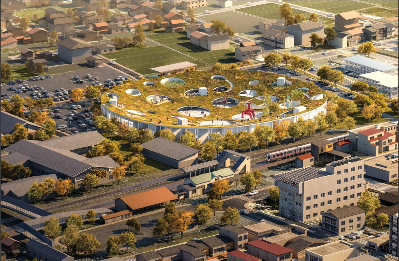 BIM建筑|日本飞驒古川站东区中心设计方案 / 藤本壮介建筑事务所