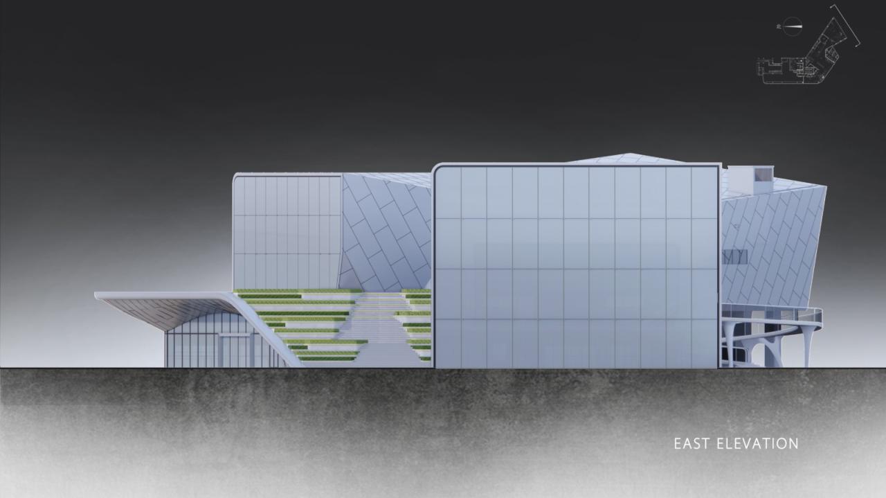 BIM建筑|赣州锦润 ▪ 滨江云宸展示中心 / 成执设计