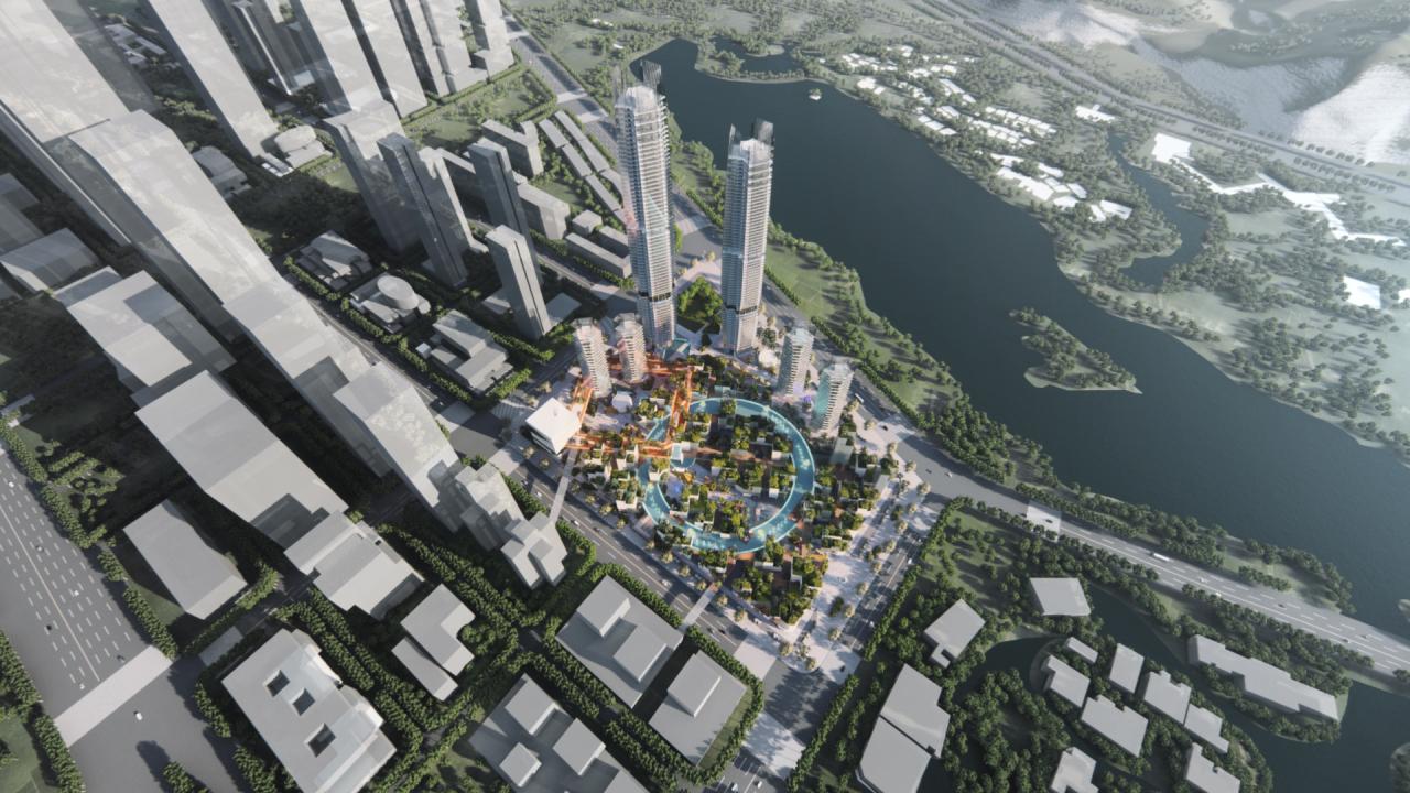 BIM建筑|联泰超总湾国际中心 / 林聪建筑工作室