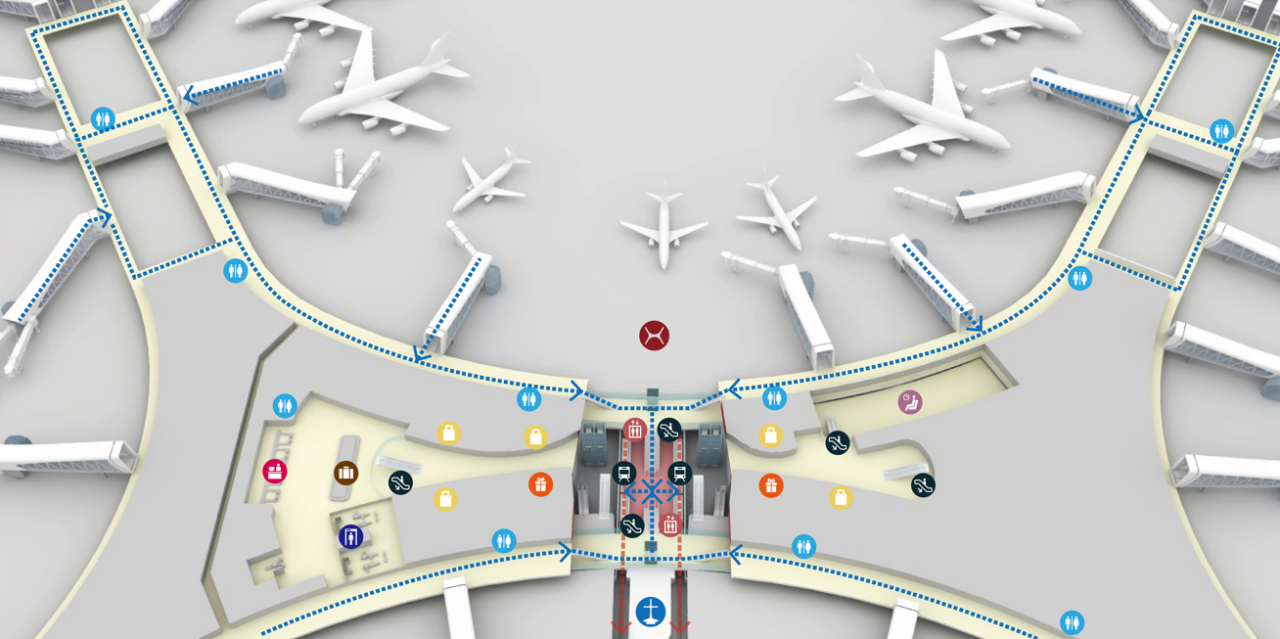 BIM建筑|航空建筑新标杆：深圳宝安国际机场卫星厅 / GDAD、Aedas、兰德隆与布朗