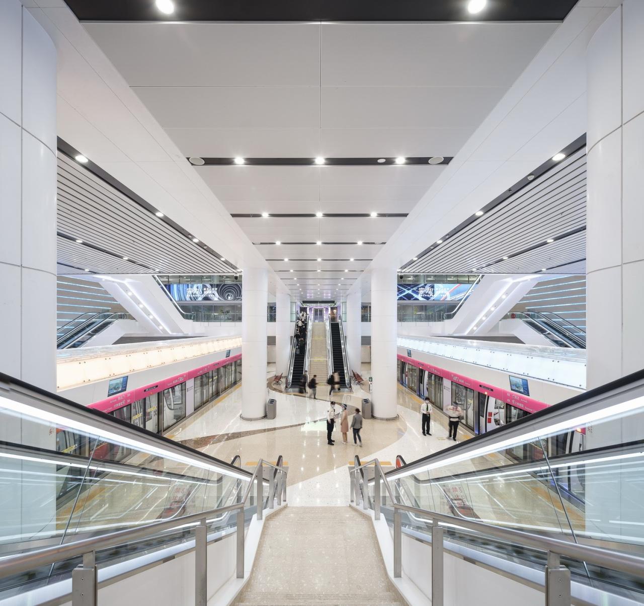 BIM建筑|航空建筑新标杆：深圳宝安国际机场卫星厅 / GDAD、Aedas、兰德隆与布朗