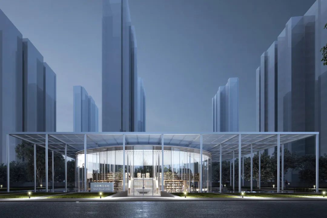 BIM建筑|云幔书屋 ：内外无界的极致透明 / UUA