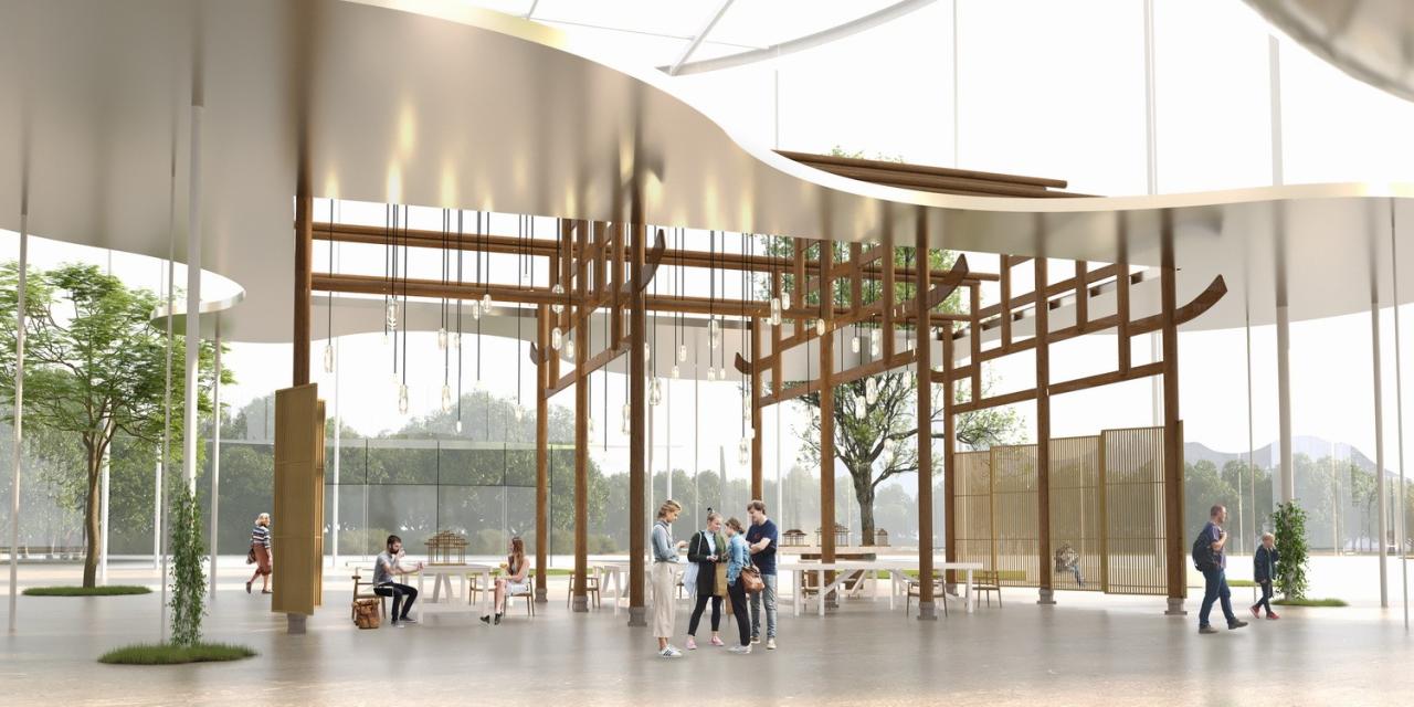 BIM建筑|婺川复园——遵义市务川县文化中心设计方案 / 外行建筑