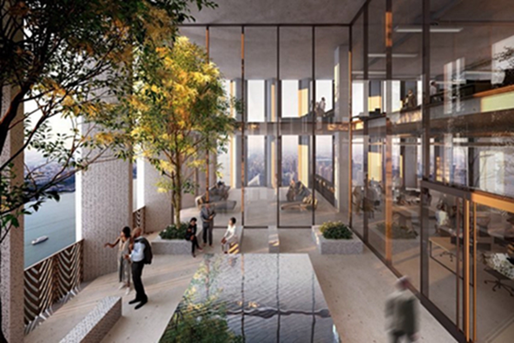 BIM建筑|阿贾耶设计倒置的超高层摩天大楼