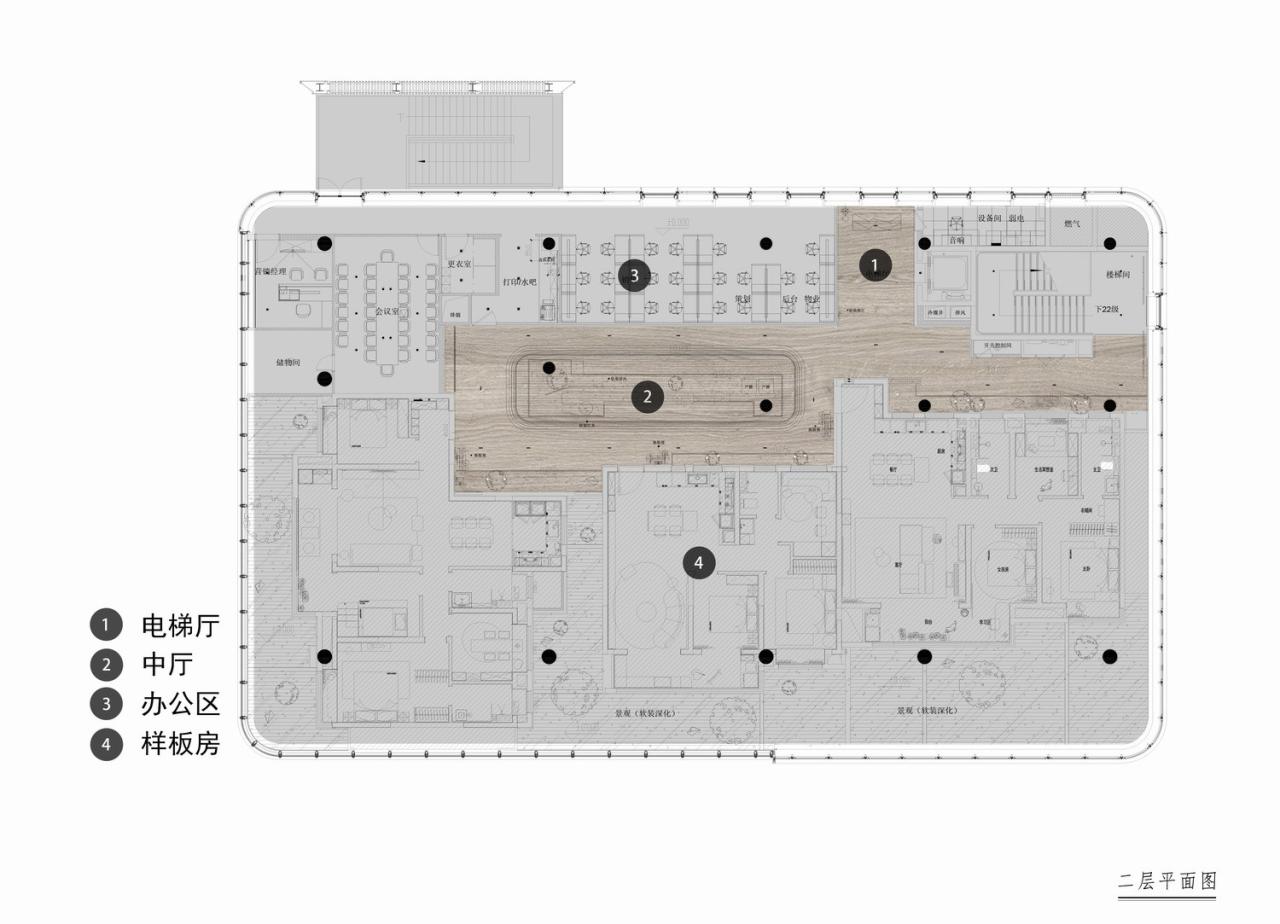 BIM建筑|流动魅力的艺术邂逅 如东金地至尚 ▪ 展示中心 / 成执设计