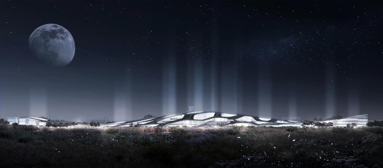 BIM建筑|中央美术学院青岛校区设计方案 / CAA