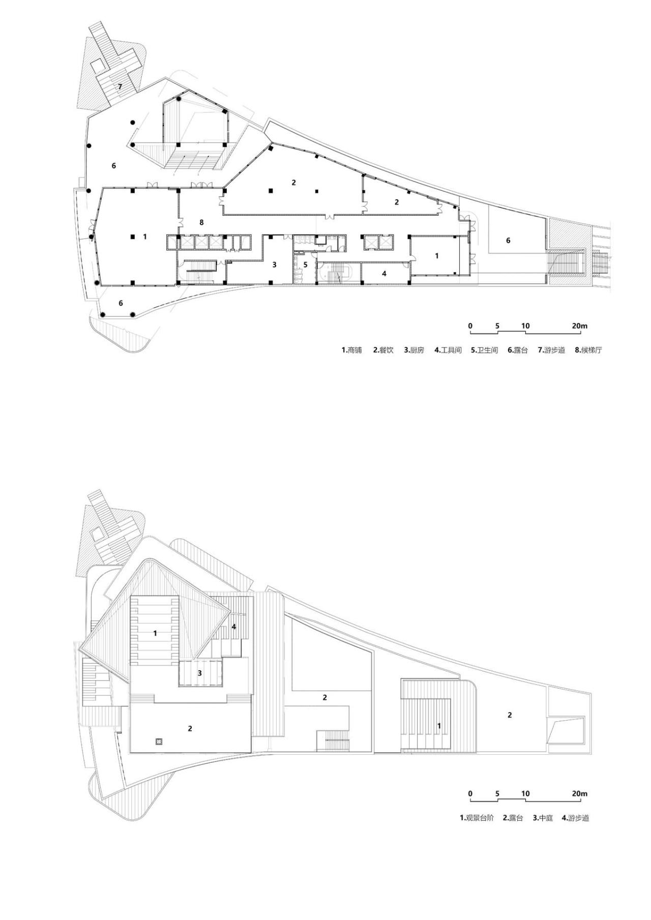 BIM建筑|漫游白色切片，上海之鱼 / 同济原作设计工作室