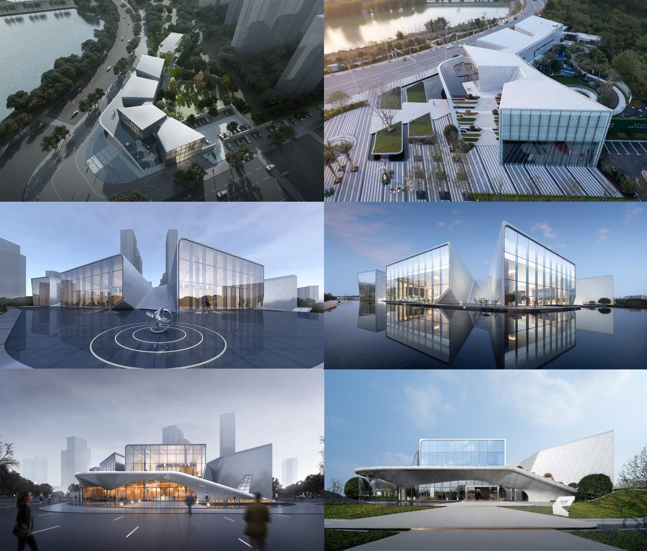 BIM建筑|赣州锦润 ▪ 滨江云宸展示中心 / 成执设计