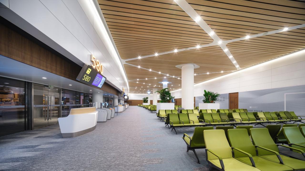 BIM建筑|航空建筑新标杆：深圳宝安国际机场卫星厅 / GDAD、Aedas、兰德隆与布朗