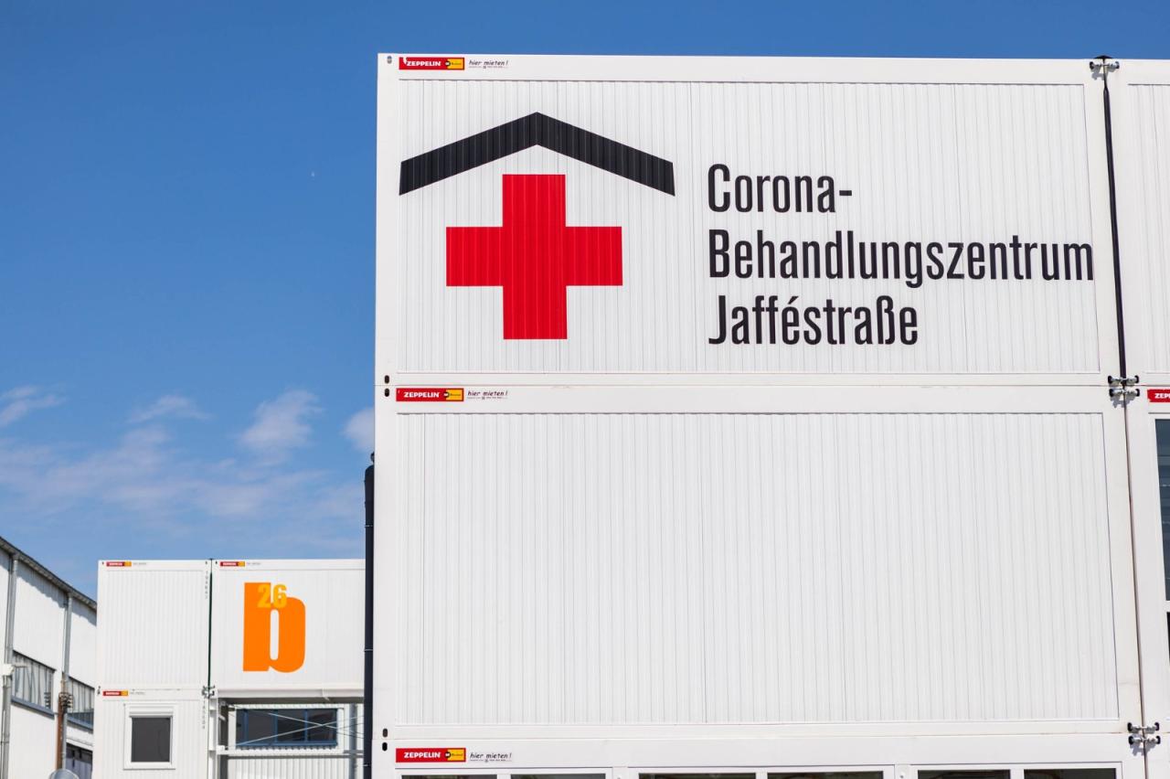 BIM建筑|柏林新型冠状病毒治疗中心，展览中心变方舱医院 / Heinle, Wischer und Partner