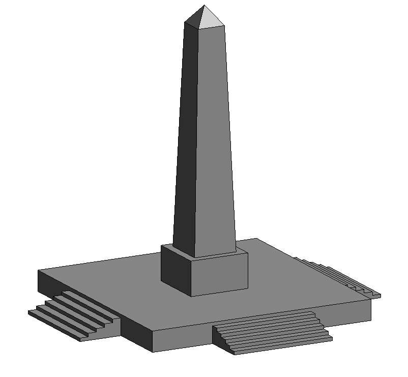 BIM技巧|Revit如何画纪念碑？Revit纪念碑绘制步骤