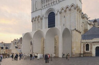 BIM建筑|隈研吾为安格尔大教堂添加当代风格入口-BIM建筑网