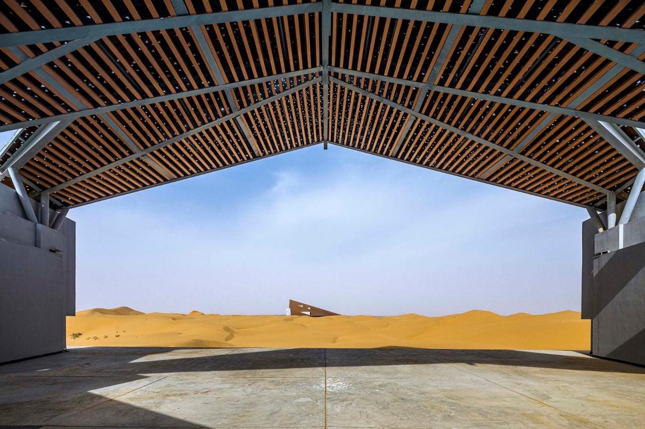 BIM建筑|大漠星河营地接待中心 / 三文建筑