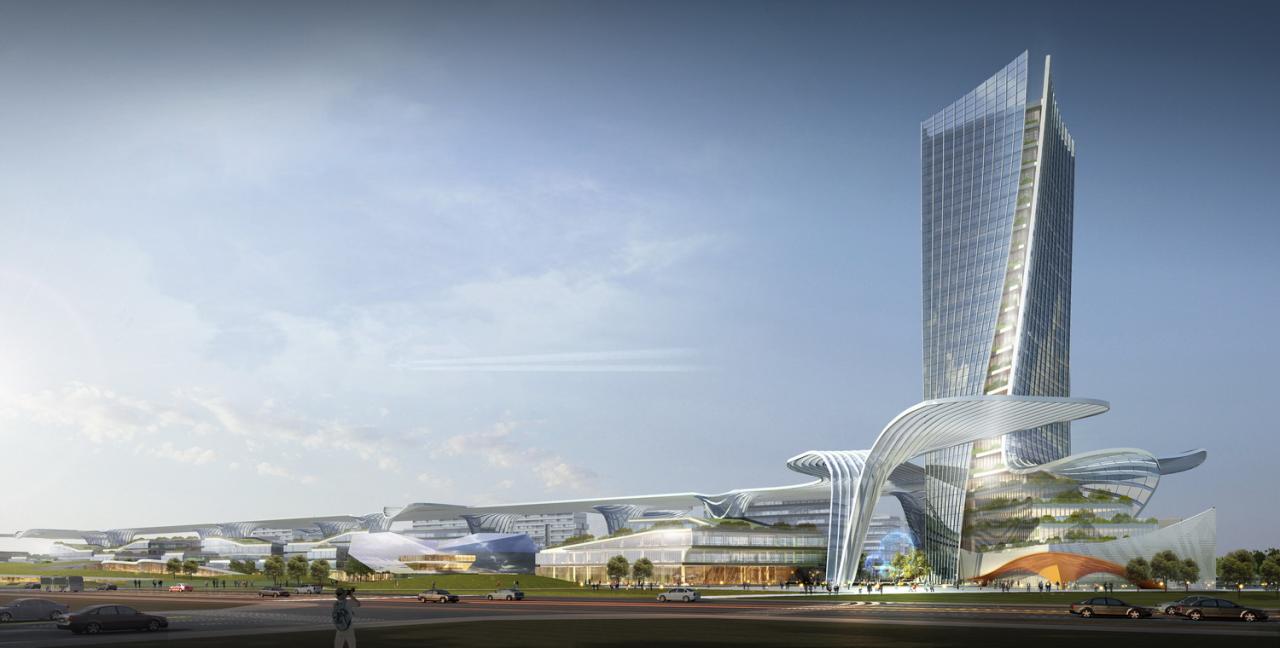 BIM建筑|小米北京新总部概念规划 / FTA