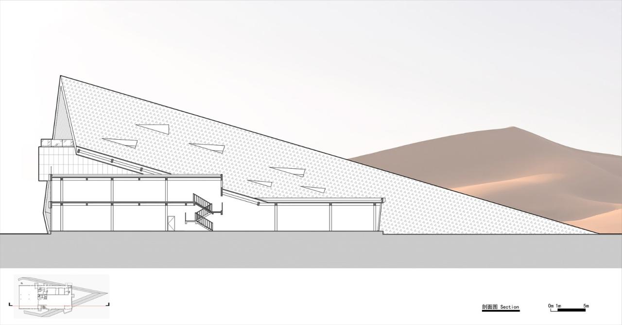 BIM建筑|大漠星河营地接待中心 / 三文建筑